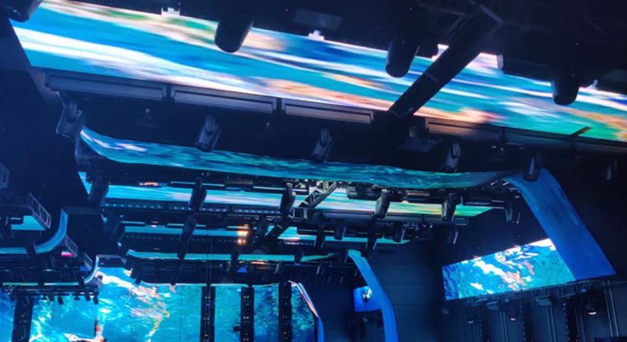 贵州毕节酒吧 P4 多屏 LED 氛围显示项目