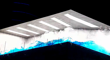 保山月亮广场户外 P5 裸眼 3D LED 屏节制系统项目
