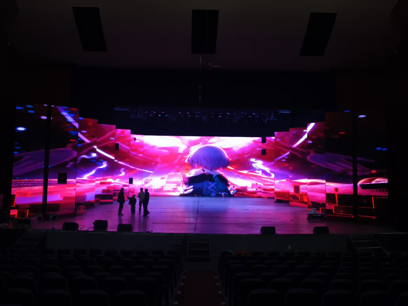 四川峨眉山演艺中心舞台 LED 显示屏节制系统项目